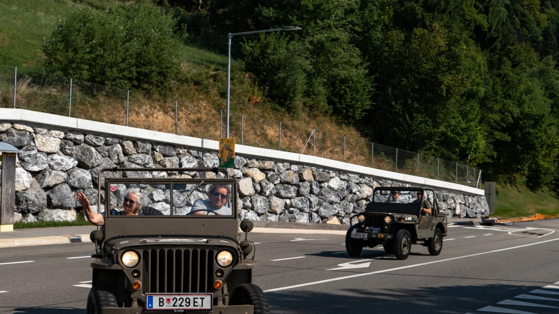 Jeep-Einfahrt