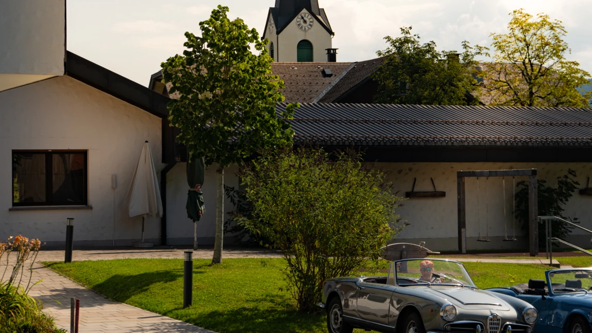 Oldtimer-Kirchturm