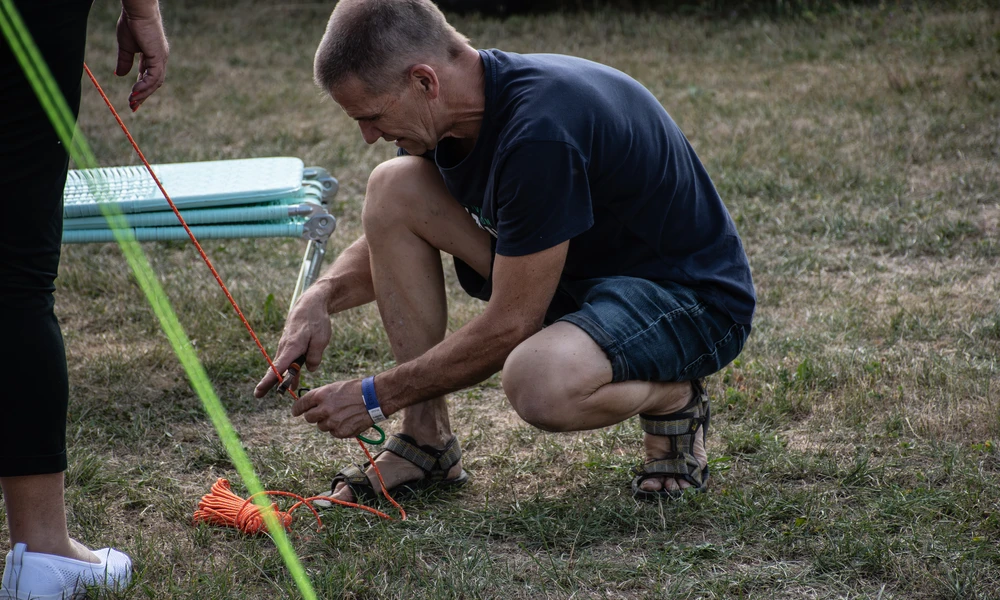 Camping-Aufbau Camping-Aufbau