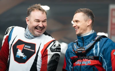 Bernd Hiemer und Holger Ahr auf der Motorradwelt 2026 in Friedrichshafen