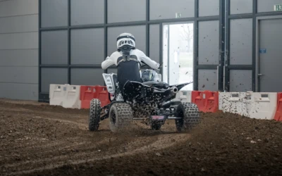 Sportliches Quad mit Fahrer auf der Motorradwelt 2026 in Friedrichshafen