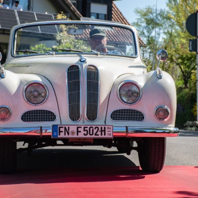 BMW 502 Cabriolet auf dem Oldtimertreffen Wasserburg 2026