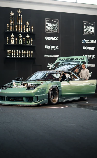 Modifizierter Nissan auf der Tuning World Bodensee 2026 in Friedrichshafen