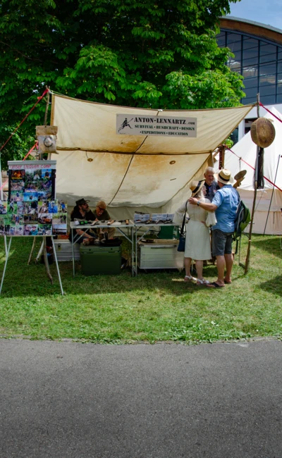 Stand von Anton Lennaritz auf der Adventure Southside 2025 in Friedrichshafen
