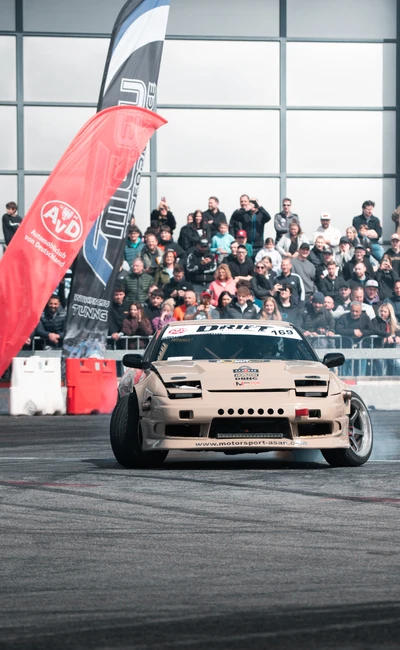 Driftfahrzeug bei der Tuning World Bodensee 2026 in Friedrichshafen