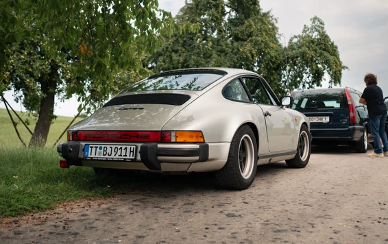 Porsche 911 auf der Spa&szlig;rallye Bodensee 2026, Freizeitstra&szlig;e