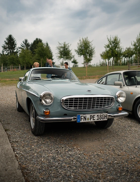 Volvo P1800 Sportwagen auf der 10. Spa&szlig;rallye Bodensee 2026