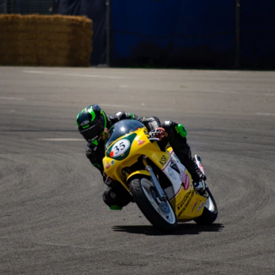 Motorrad Startnummer 35