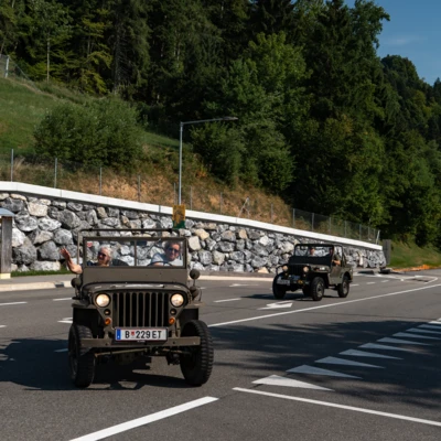 Jeep-Einfahrt