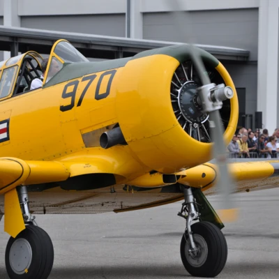 gelbesFlugzeugFront