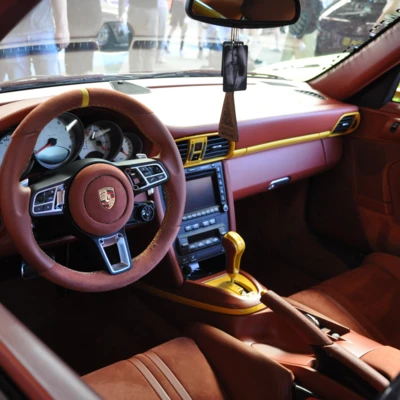 Porsche-Innenraum