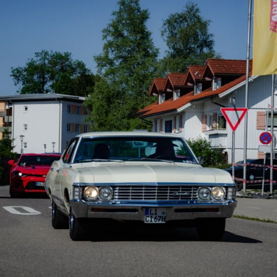 Chevrolette-Grün-Beige