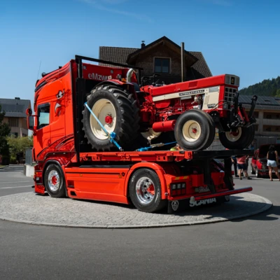 LKW-mit-Traktor